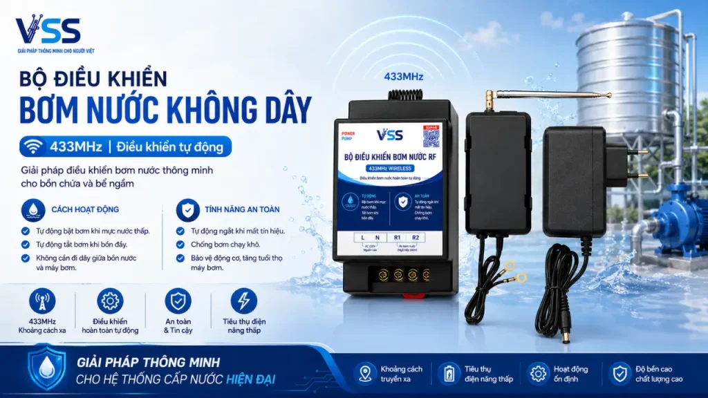 Rơle Phao Điện Không Dây