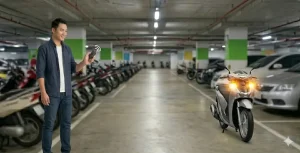 thiết bị tìm xe máy