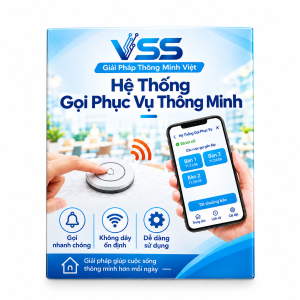 thiết bị trung tâm chuông gọi phục vụ không dây